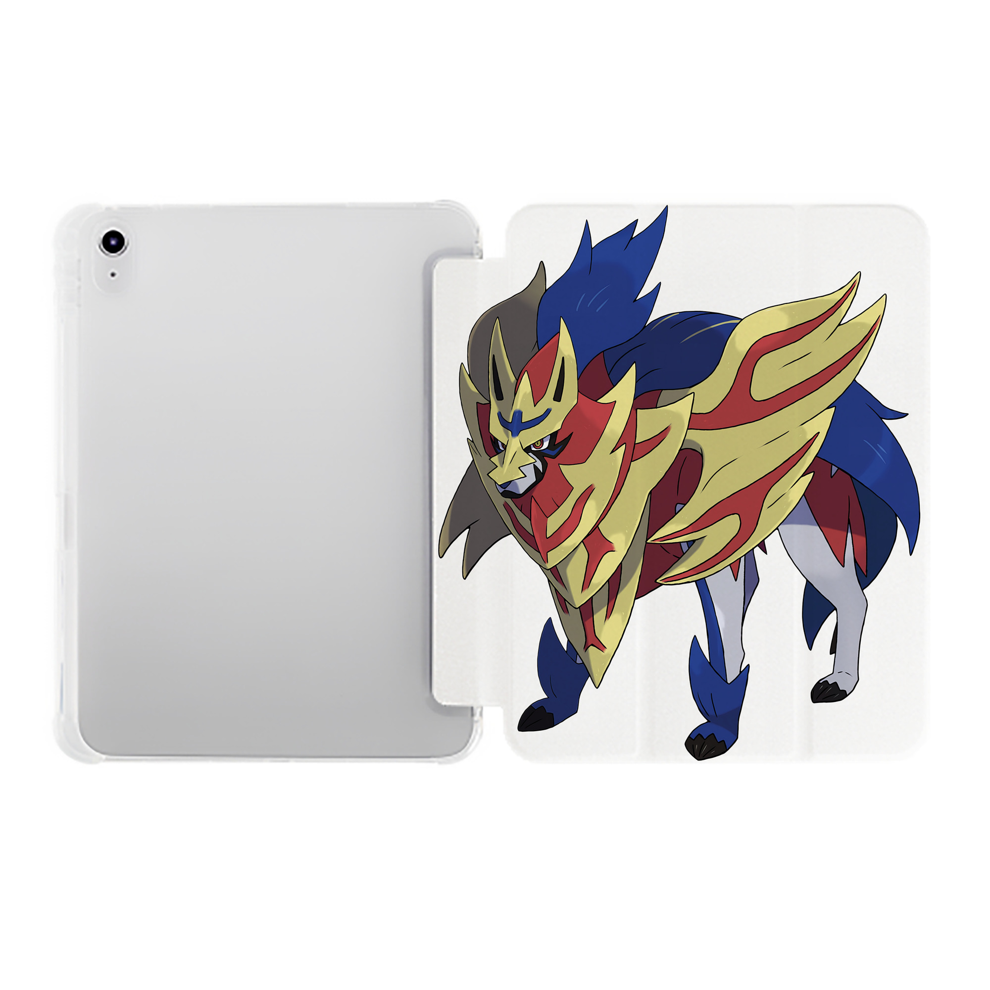 （画像用） ポケットモンスター Pokémon IPad ケース ペン収納付き 三つ折りスタンド PUレザー×シリコン 対応機種9.5/10.5/10.9インチ